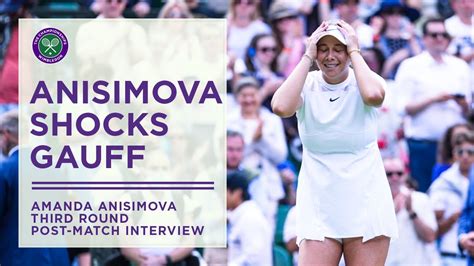 Amanda Anisimova Shocks Coco Gauff on Centre Court | Wimbledon 2022 ...