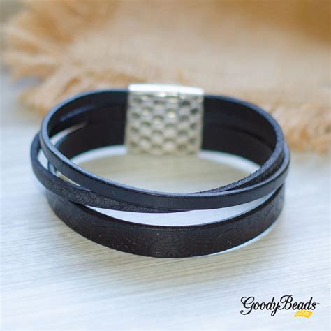 Diy Mens Leather Bracelet Set