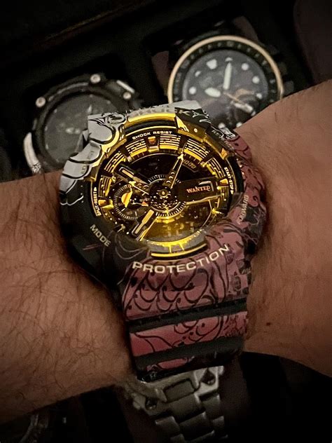 Gold Backlight (GA-110JOP “One Piece”) : r/gshock