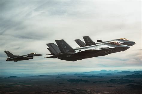 In The Wild Blue Yonder Luke AFB Jets In Flight Luke Air Force Base