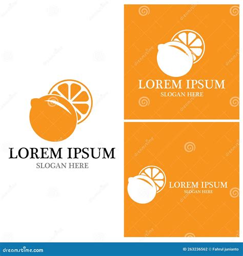 Orange Logo Design Stock Illustration Illustration Of Graphic 263236562