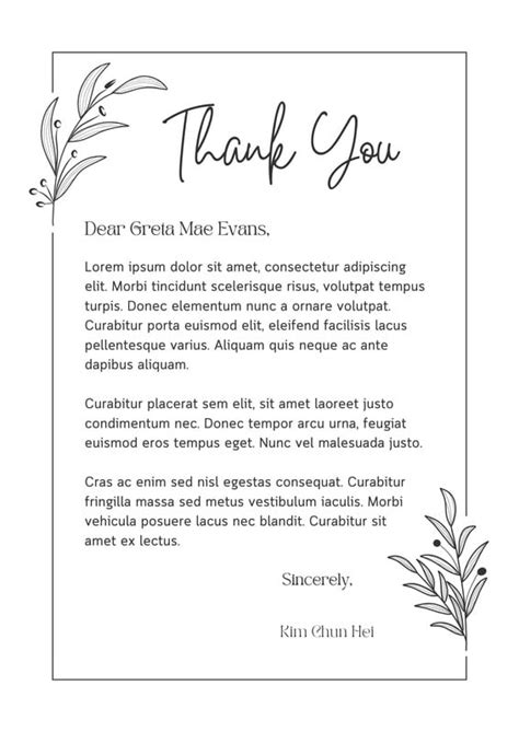 25 Amazing Thank You Letter Examples & Ideas to Copy