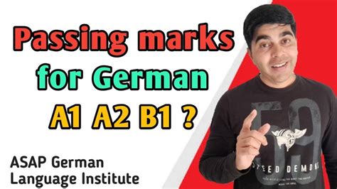 What Is The Passing Score German A1 A2 And B1 Learn German Online