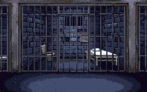 Pixel Art Illustration Jail Prison Background Pixelated Prison Police