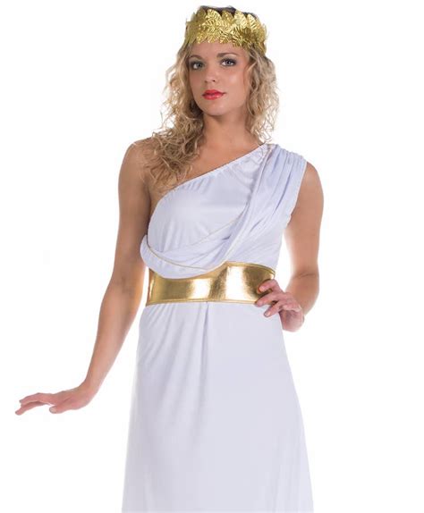 Ancient Roman Goddess Womens Toga Costume