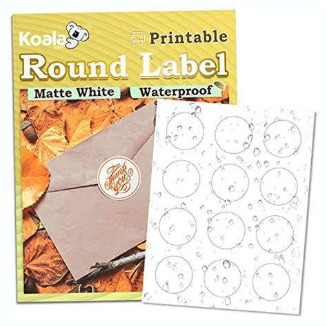 Editable Circle Label Clean And Simple Sticker Template With Bee