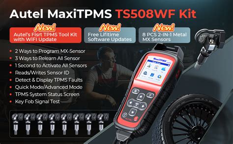 Autel Maxitpms Ts508wf Kit Tpms Tool 2024 Newest Wifi Ver