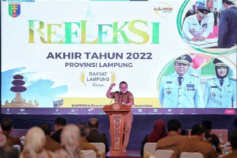 Refleksi Akhir Tahun Gubernur Lampung Arinal Djunaidi Paparkan