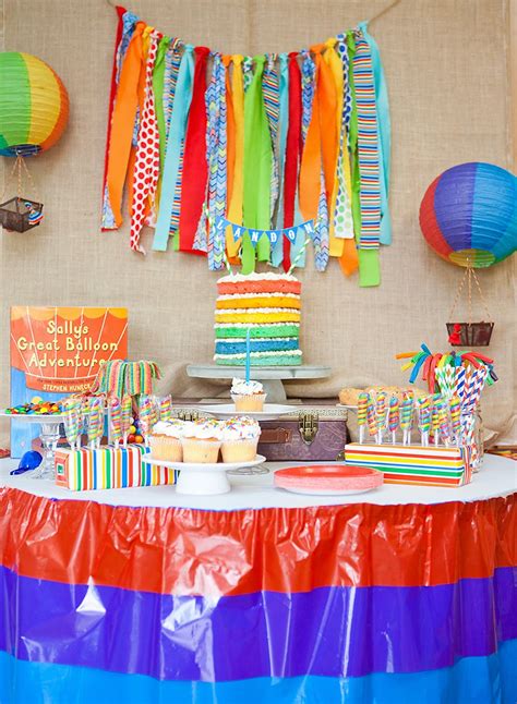 The Life Of A Wanna Be Super Mom Hot Air Balloon First Birthday Party