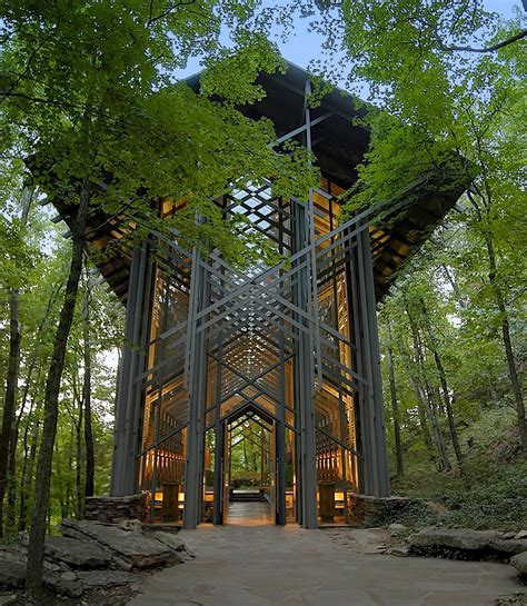 Archiplayground Architectura Thorncrown Chapel Is A Chapel