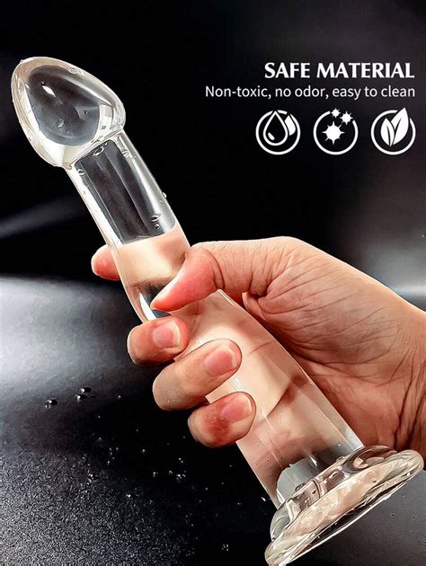 Jelly Dildo Realistic Dildo Transparent Butt Plug Soft Anal Plug