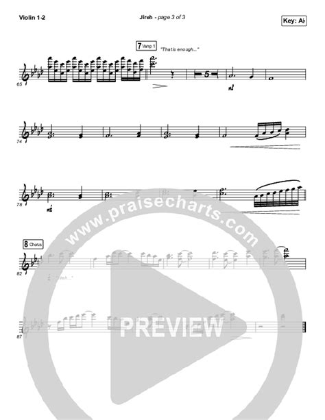 Jireh Worship Choir Sab Violin Sheet Music Pdf Maverick City Music