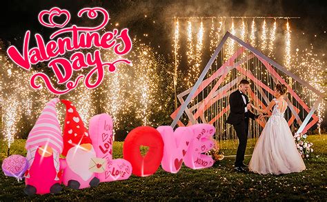 12FT Valentine Inflatables Outdoor Decorations-Love Valentines Day ...