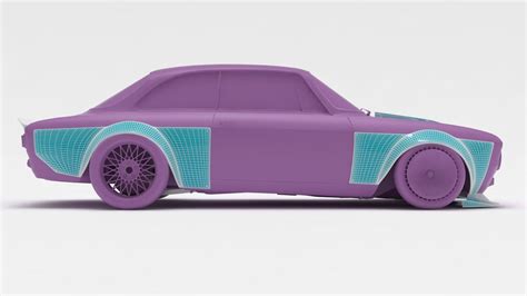 Alfa Romeo Giulia GTA KS Wide Body Print Kit 3D Model 3D Printable