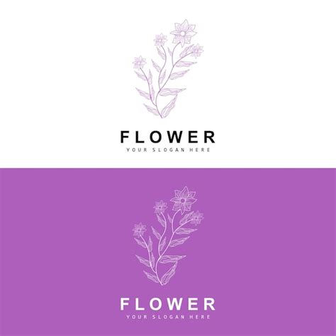 Premium Vector Simple Botanical Leaf And Flower Logo Vector Natural