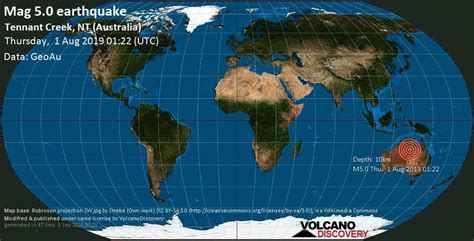 Quake Info Strong Mag Earthquake Km Southwest Of Tennant