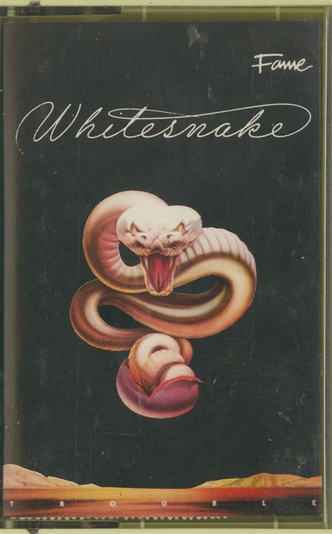 Whitesnake Trouble Cassette Album Reissue Discogs