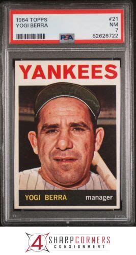 Topps Yogi Berra Yankees Hof Psa Ebay