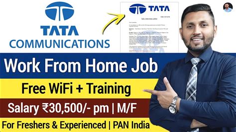 Tata Communications Recruitment Work From Home Jobs Online