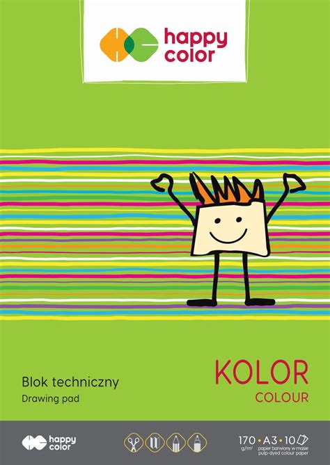 Happy Color Blok Techniczny Kolorowy A G Arkuszy