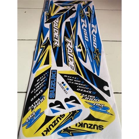 Striping Sticker Variations Thailand Motorcycle Suzuki Satria Fu