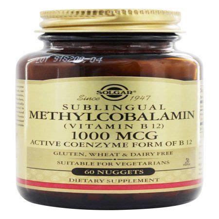 Solgar Methylcobalamin Vitamin B Mcg Nugget S Walmart