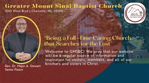 Greater Mt Sinai Baptist Church Charlotte Nc