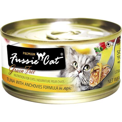 Fussie Cat Grain Free Tuna And Anchovy Canned Cat Food 28 Oz Alsip