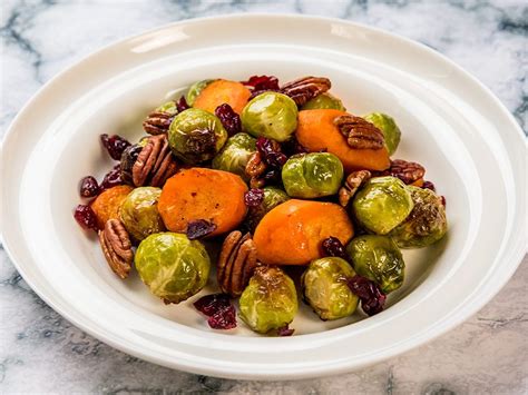 Roasted Brussels Sprouts And Carrots