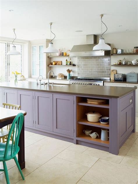 7 Purple Kitchens That Dared To Dream Purple Kitchen Kitchen Cabinet