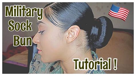 Military Sock Bun Tutorial How To Get That Perfect Bun Youtube