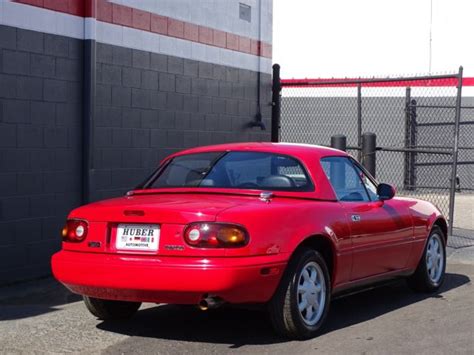 1990 Mazda Miata 56467 Miles Red Convertible 1 6l I4 Fi 5 Speed Manual Classic Mazda Mx 5