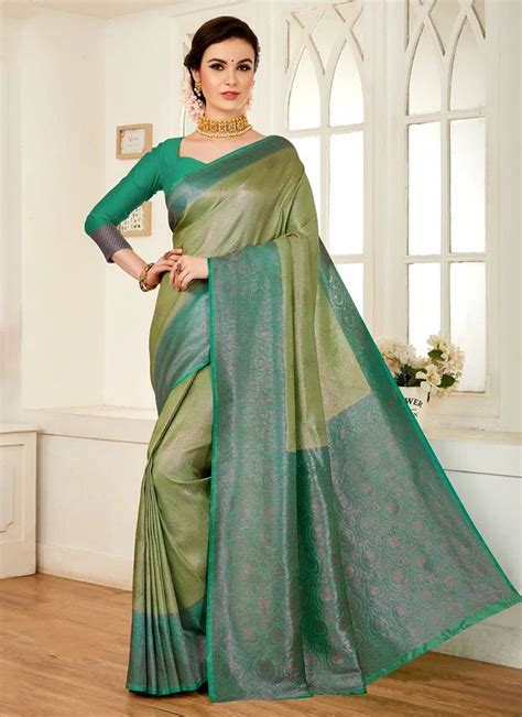 Plain Multi Color Soft Silk Saree M With Blouse Piece At Rs