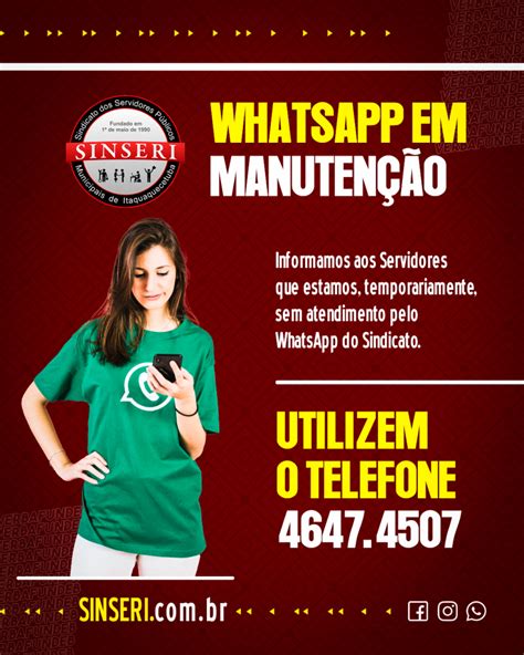 Estamos Temporariamente Sem WhatsApp Fale Conosco Pelo Telefone Fixo