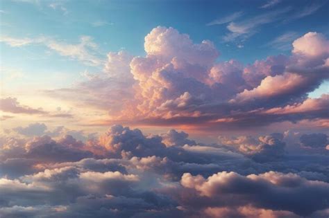 Premium AI Image Cloudy Sky Background Sky Background Ai Generated