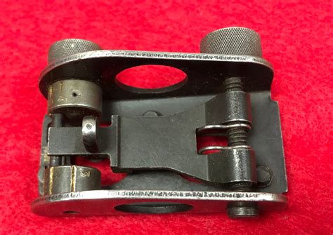 Original Canadian C9 Saw M249 Mg Complete Rear Sight With Screws