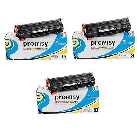 Proffisy 3 Pack 88a For Hp 88a Cc388a Toner Cartridge For Hp Laserjet Printer M1136 Mfp M126nw