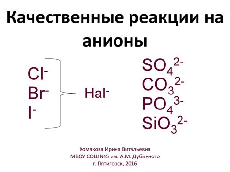 Качественный анализ (часть 2) - online presentation
