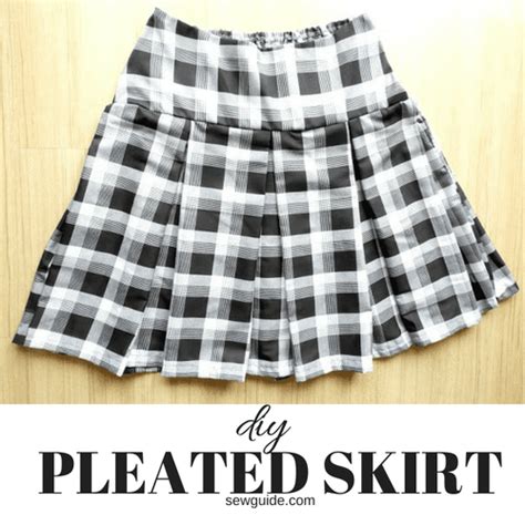 Pleated Skirt Sewing Pattern And Tutorial Sewguide