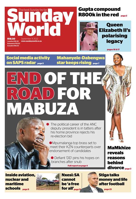 Get Digital Access To Sunday World September 11 2022 Issue Magzter