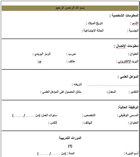 50 ملف سيرة ذاتية مفرغ وجاهز للطباعة عربي وانجليزي برابط واحد مباشر