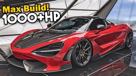 Forza Horizon 5 Car Customization 1000HP McLaren 720S Spider YouTube