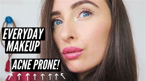 My Everyday Makeup Routine Acne Prone Skin 💄 Youtube