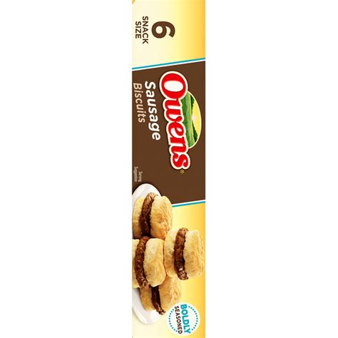 Owens Sausage Biscuits Snack Size 6 Each Delivery Or Pickup Near Me Instacart