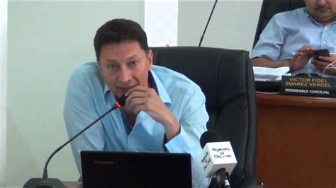 INTERVENCIÓN DE RODOLFO TORRES CASTELLANOS CONCEJAL DE CUCUTA EN SESION