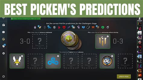 Cs Go Rio Major Pickem Challengers Stage Predictions Youtube