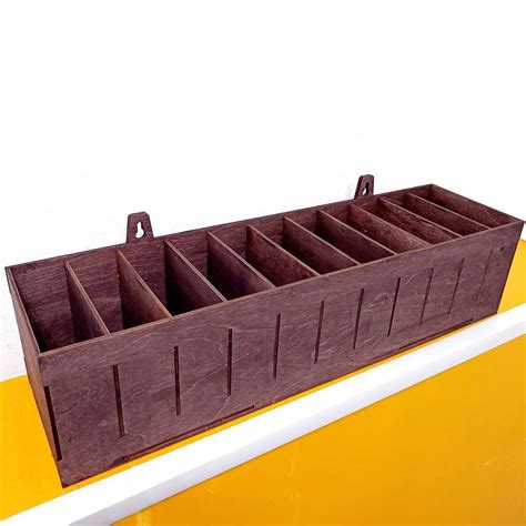 Index Card Holder Box Wooden Index Card Organizer Case Laser Cut AI CDR DXF PDF SVG File Free ...