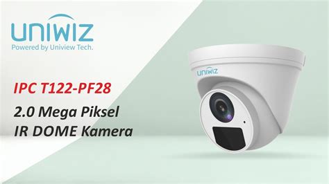 UNIWIZ IPC T122 PF28 2 0 Mega Piksel IR DOME Kamera YouTube