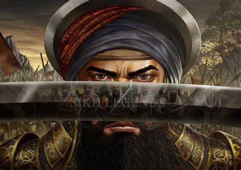 Banda Singh Bahadur Sikh Sikhart Sikh Guru Sikh Warrior Sikh Painting