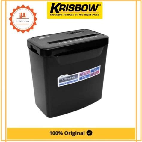 Promo Krisbow Mesin Penghancur Kertas S Paper Shredder Paper